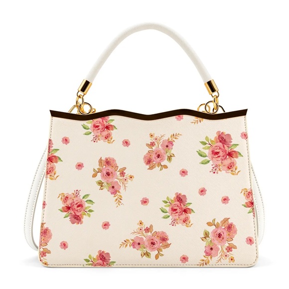 Camille Bright Floral Top Handle Crossbody Bag - Picture 4 of 6
